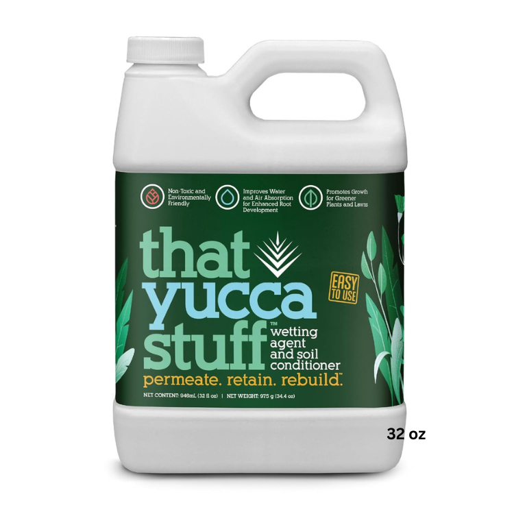 ThatYuccaStuff™| OMRI Listed for Organic Production| Soil Conditioner & Wetting Agent| 97% Yucca Schidigera Extract with Citric & Humic Acids| Boosts Water Penetration| Eco-friendly| 32 oz